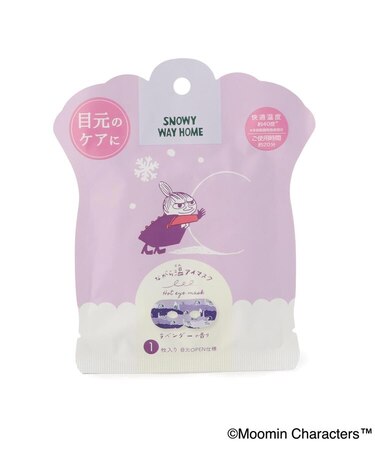 ◆MOOMIN ながら温アイマスク 1P SNOWY WAY HOME