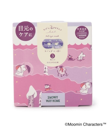 ◆MOOMIN ながら温アイマスク 3P SNOWY WAY HOME