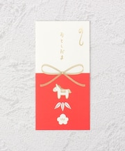 ◆お年玉 ロングぽち袋 紅白