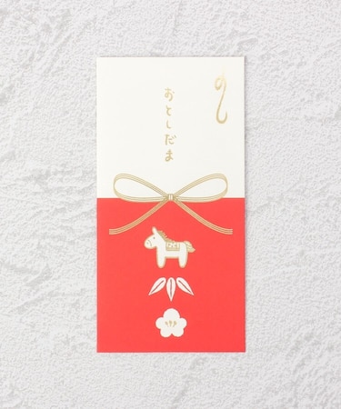 ◆お年玉 ロングぽち袋 紅白