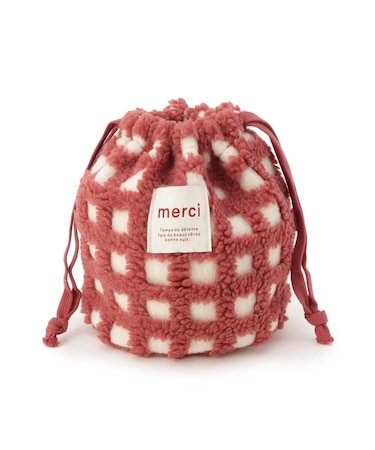 SE ボアチェック巾着