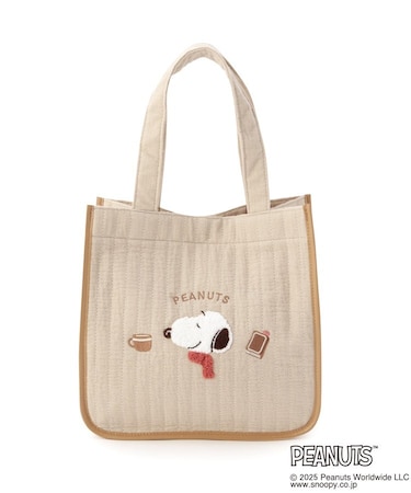 SNOOPY トートバッグ サガラパイピング