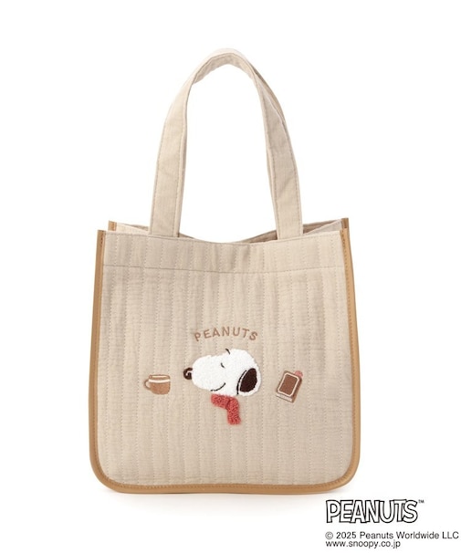 SNOOPY トートバッグ サガラパイピング