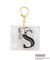 ◆SNOOPY イニシャルアクリルキーホルダー S