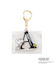 ◆SNOOPY イニシャルアクリルキーホルダー A