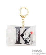 ◆SNOOPY イニシャルアクリルキーホルダー K