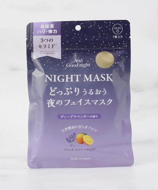 アンドグッドナイト ナイトフェイスマスク 7枚