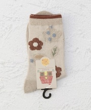 ◆ポットとお茶クルーソックス