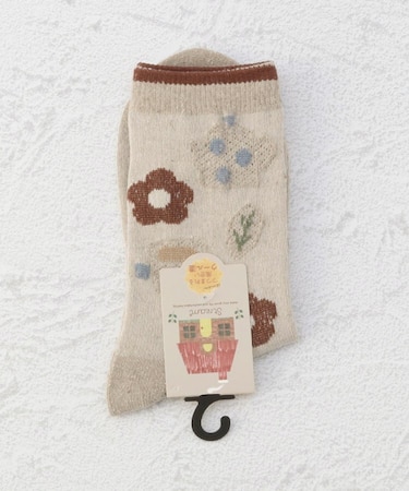 ◆ポットとお茶クルーソックス