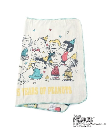 【あったか】SNOOPY ひざ掛け 75th