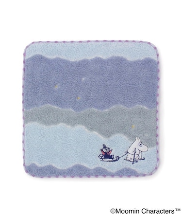 ◆MOOMIN タオルハンカチ SNOWY WAY HOME