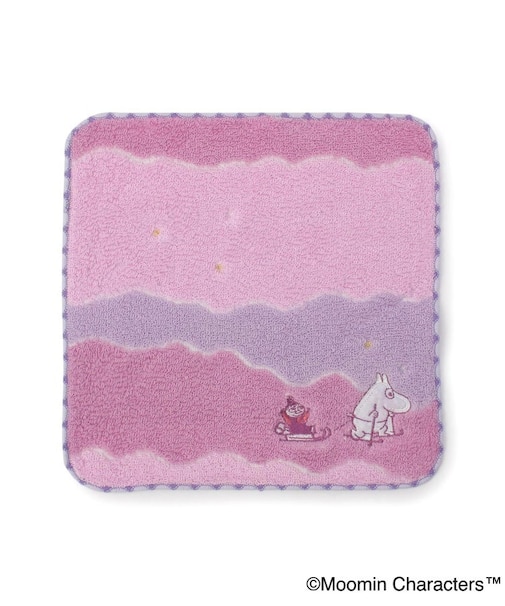 ◆MOOMIN タオルハンカチ SNOWY WAY HOME