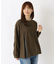 レイヤード風 タック入りブラウス