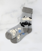 【あったか】スワンネル おやすみ靴下