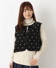 ドットジャカードベスト