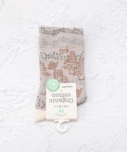 ◆オーガニックコットン 森オーロラ クルーソックス