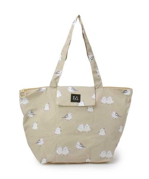 PAL ファスナー付きトート ペイントシマエナガ