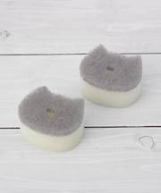 ◆POCO NECO洗面スポンジ 2P