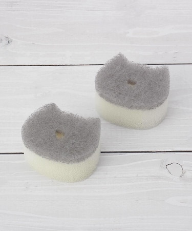 ◆POCO NECO洗面スポンジ 2P