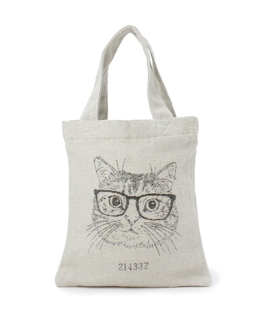 ジャカードバッグ S グラスキャット