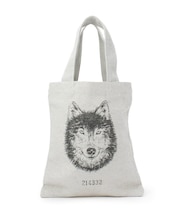 ジャカードバッグ S ウルフ