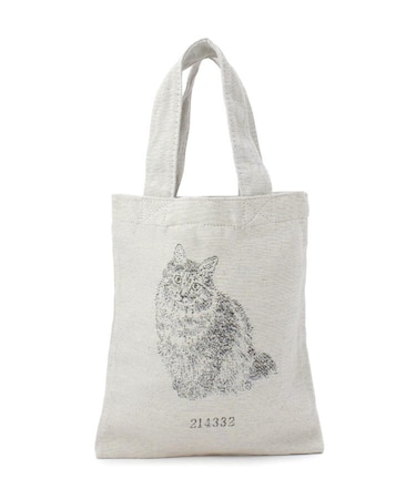 ジャカードバッグ S キャット