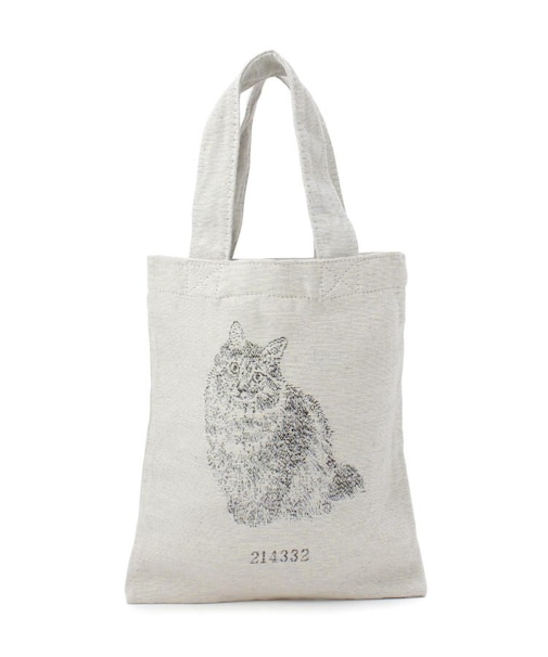 ジャカードバッグ S キャット