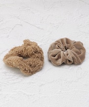 シュシュ ベロアボア 2P