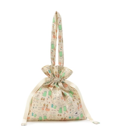 くらはしれい 巾着トートバッグ