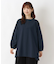 フランネル 袖刺繍入り チュニックブラウス
