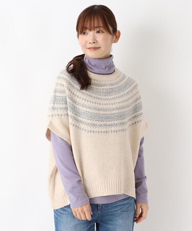 求心柄プルオーバーベスト