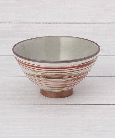 粉引かすり 飯碗 M