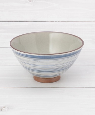 粉引かすり 飯碗 L