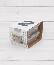 ◆CB 耐熱ガラス保存容器 2P S 400ml