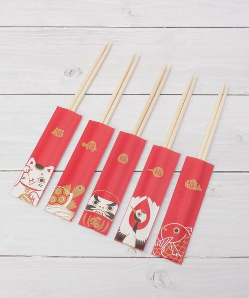 祝箸　201膳 ◇祝箸 幸福5膳セット｜ワンズテラスの通販｜&mall（アンドモール