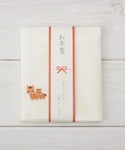 ◆お年賀 ご挨拶ふきん 親子うま