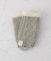【ワンズテラスオリジナル】ケーブル編み ニットハンドウォーマー