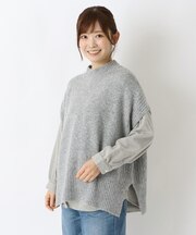 ハイネックプルオーバーベスト