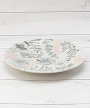 フラワーパターン プレート L