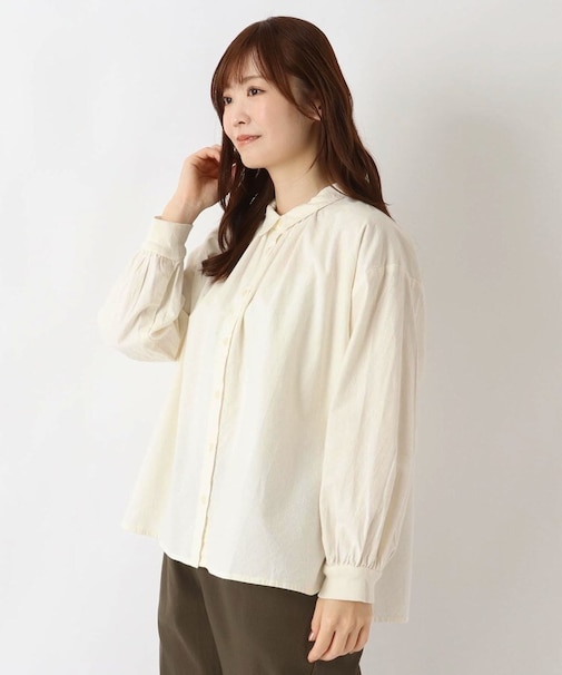 綿レーヨン微起毛シャツ
