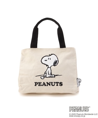 SNOOPY サイドボタンミニトートバッグ