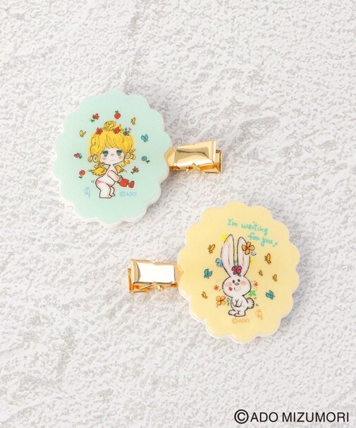 ◆水森亜土 前髪クリップ