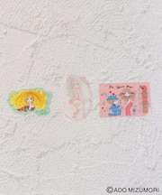 ◆【リンネル2月号掲載/先行販売】水森亜土 クリアステッカーセット cute