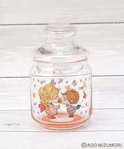 水森亜土 ガラスキャニスター カップル 500ml