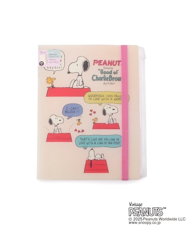 ◆SNOOPY ゴムバンドクリアファイル 5P