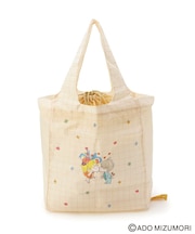 水森亜土 底板付きエコバッグ ワイド