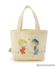 【リンネル2月号掲載/ワンズテラス限定】水森亜土 ぴょこっとミニトート