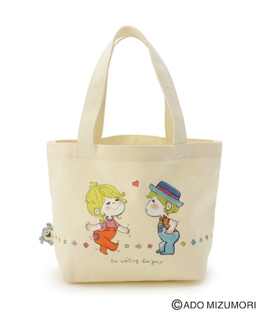 【リンネル2月号掲載/ワンズテラス限定】水森亜土 ぴょこっとミニトート