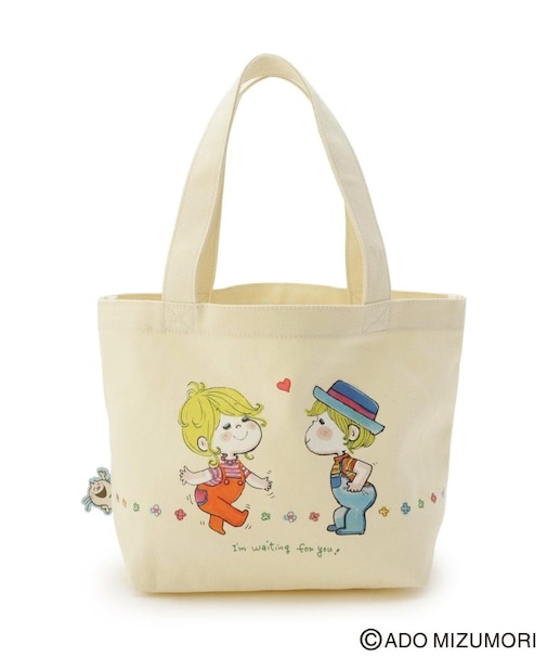 【リンネル2月号掲載/ワンズテラス限定】水森亜土 ぴょこっとミニトート