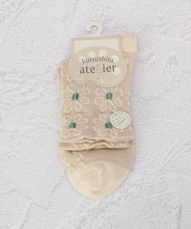 ◆アトリエ リサイクルPe フラワークォーターソックス